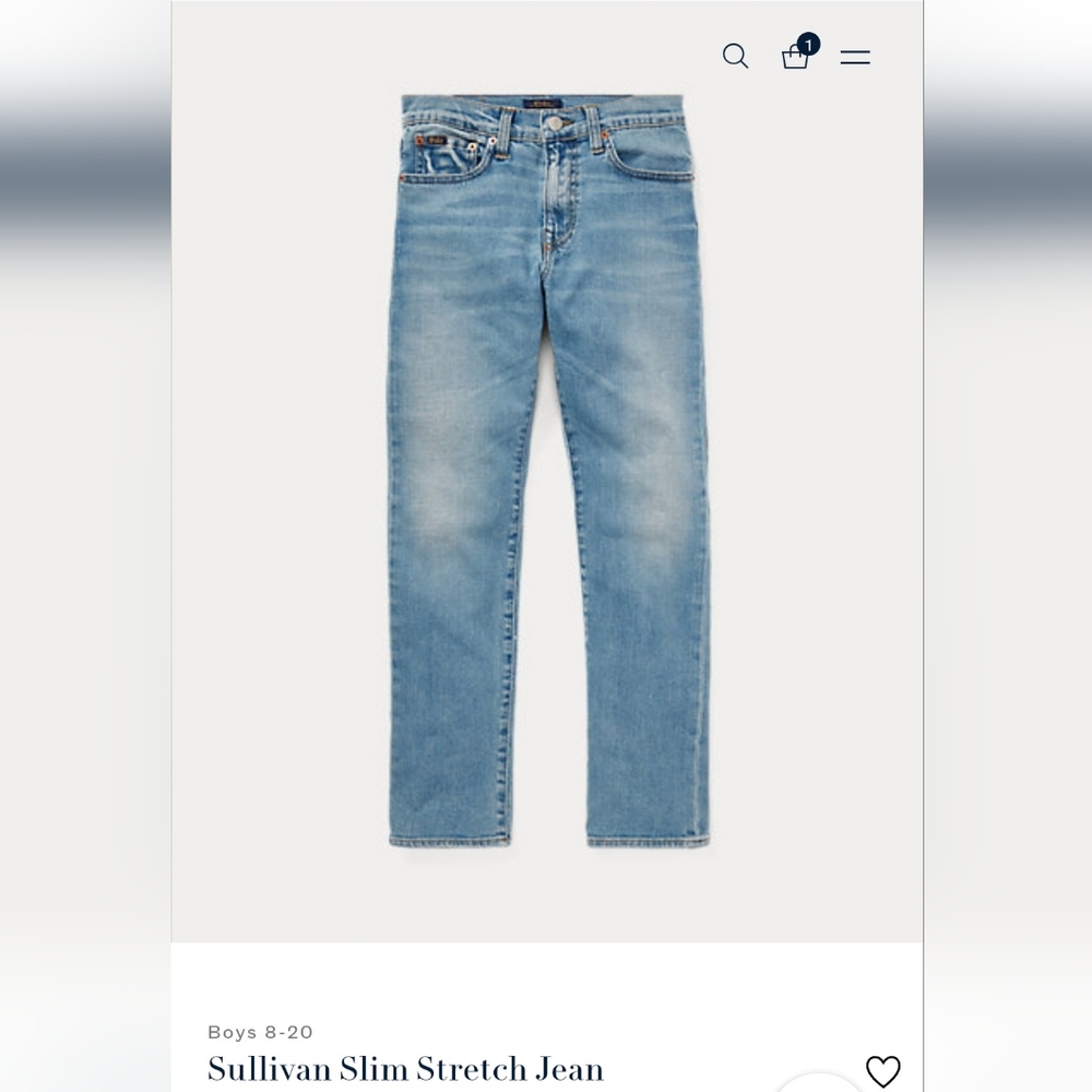 NWT Boys Polo Jeans
